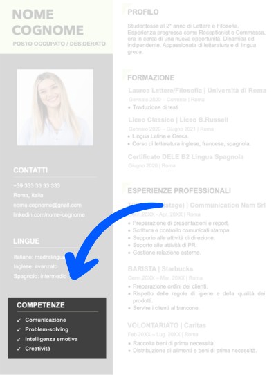 esempi soft skills nel cv
