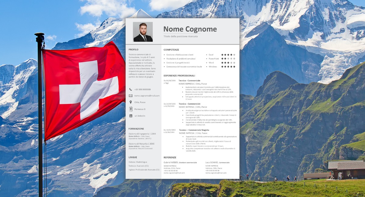 dove mandare curriculum per lavorare in svizzera